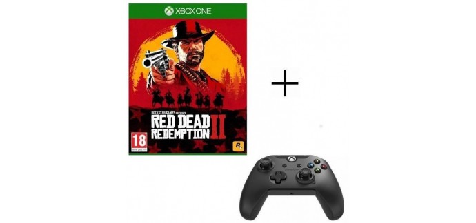 Cdiscount: Jeu Xbox One Red Dead Redemption 2 + Manette PDP Afterglow Noire à 69,99€