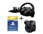 Cdiscount: Volant de Course Logitech G29 + Pédales + Levier + Abonnement Playstation Plus 3 mois à 179,99€
