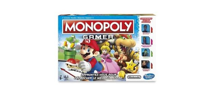 Fnac: Jeu de société Monopoly Gamer à 22,99 € au lieu de 29,90 €