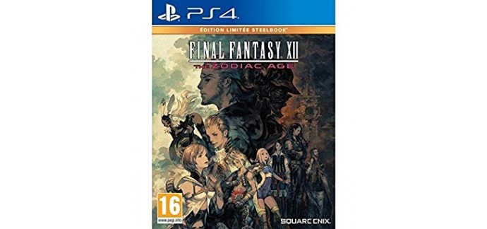 Rakuten: Jeu PS4 Final Fantasy XII : The Zodiac Age - Edition Limitée Steelbook à 18,99€