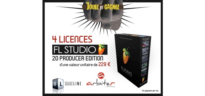 KR home-studio: 4 licences FL Studio 20 Producer Editions à gagner
