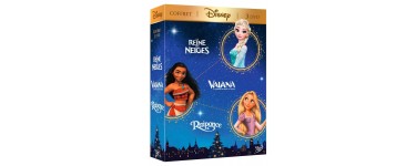 Amazon: Coffret 3 DVD Disney : Vaïana, Raiponce et La Reine des Neiges à 13,99€ au lieu de 25€