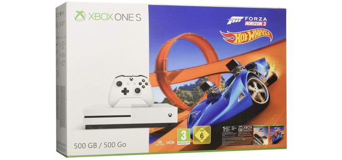 Amazon: Pack Xbox One S 500Go Forza Horizon 3 + Hot Wheels d'occasion à 131,99€