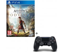 Cdiscount: Pack Assassin's Creed Odyssey Jeu PS4 + Manette DualShock 4 Noire à 59,99€