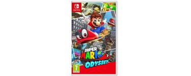 Amazon: Jeu Nintendo Switch Super Mario Odyssey à 44,49€ 