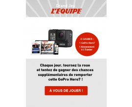 L'Équipe: GoPro Hero7 Black WiFi et Bluetooth + un abonnement numérique de 1 mois à l'Equipe à gagner