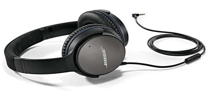 Amazon: Casque à réduction de bruit Bose QuietComfort 25 Noir version Apple à 149€