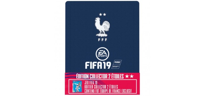 Micromania: Jeu PS4 FIFA 19 Edition Collector 2 étoiles à 49,99€ 