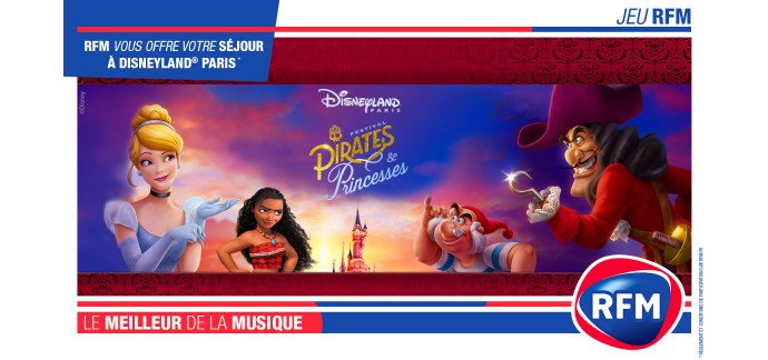 RFM: 1 séjour féérique pour 4 personnes à Disneyland Paris à gagner 
