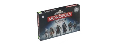 Fnac: Monopoly édition Assassin's Creed en solde à 10€ au lieu de 19,99€