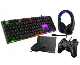 Cdiscount: THE G-LAB Gaming Combo Barium (Clavier + souris + casque + manette + tapis de souris) à