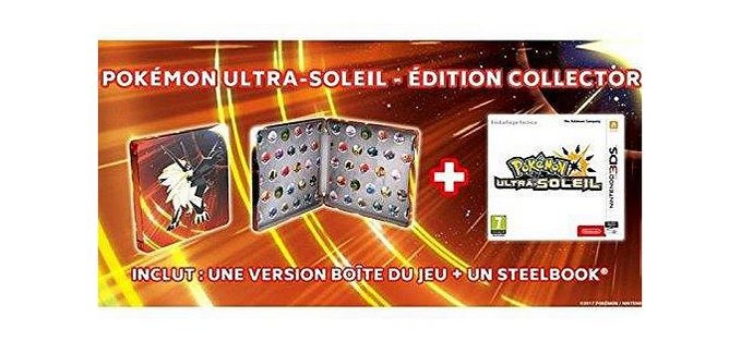 E.Leclerc: Jeu 3DS Pokémon Ultra Soleil Edition Collector à 26,90€
