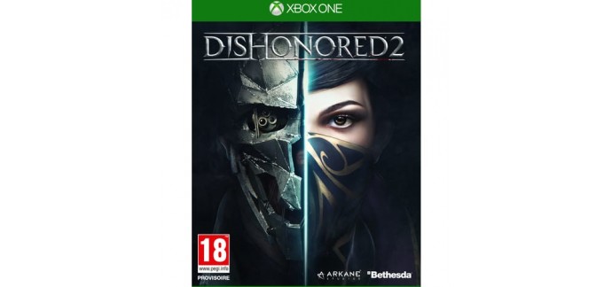 Auchan: Jeu Xbox One Dishonored 2 en solde à 4,99€