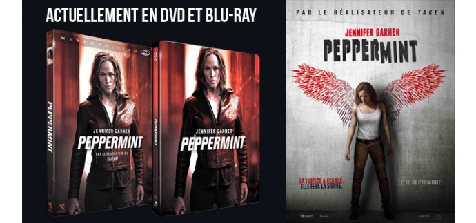 Ciné Média: 1 Blu-ray + 1 DVD du film "Peppermint" à gagner