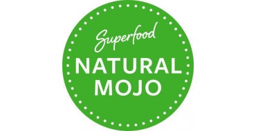 Natural Mojo: 20% de réduction en vous inscrivant à la newsletter du site