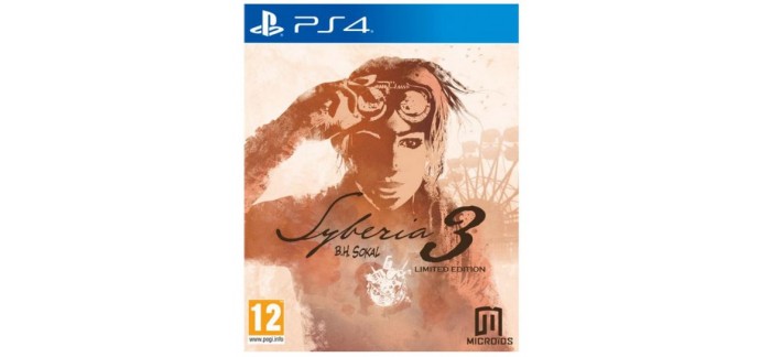 Micromania: Jeu PS4 Syberia 3 Edition Limitée à 14,99€