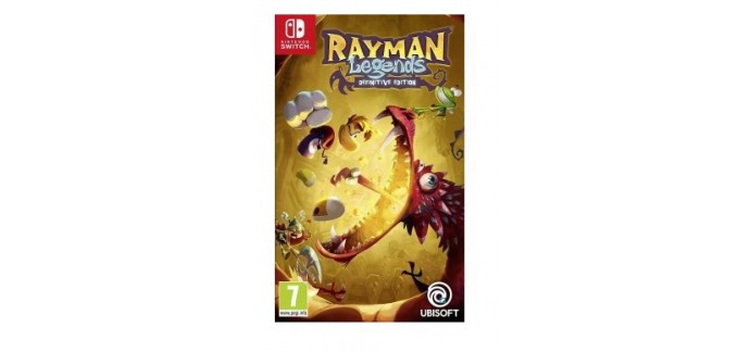 Fnac: Jeu Nintendo Switch Rayman Legends: Definitive Edition  à 19,99€