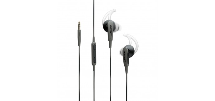 Bose: Écouteurs intra-auriculaires SoundSport Vert, Noir ou Rouge à 49,95€ au lieu de 99,95€