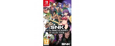 Cdiscount: Jeu Nintendo Switch SNK Collection 40ème Anniversaire à 30,38€