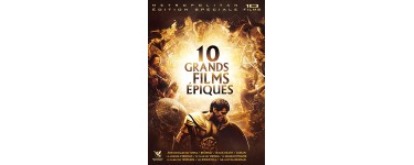 E.Leclerc: Coffret DVD 10 grands films épiques en solde à 14,99€ au lieu de 29,99€