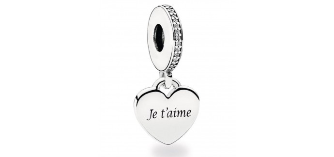 Pandora: Un charm "Je t'aime" offert dès 109€ pour la Saint Valentin