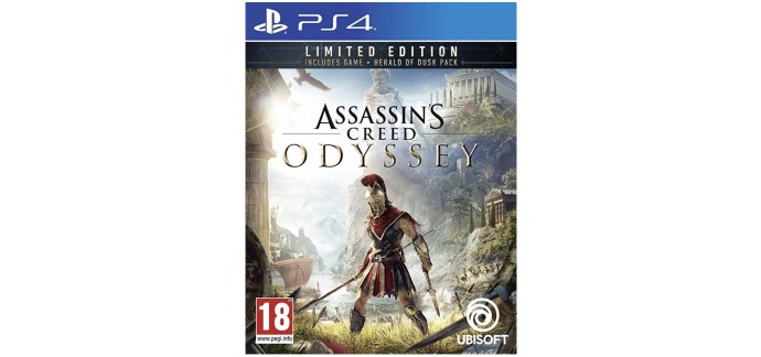 Amazon: Jeu Assassin’s Creed Odyssey - Limited Edition sur PS4 à 34,91€