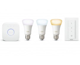 Castorama: Kit LED Philips Hue 3x ampoules E27 + pont de connexion + interrupteur tap à 99€
