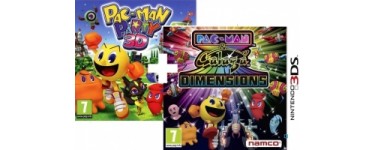 Auchan: Jeu Nintendo 3DS - Pac-Man Party 3D + Pac-Man & Galaga Dimensions à 30€