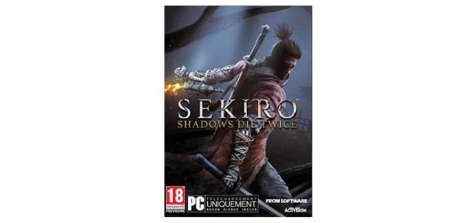 Amazon: Jeu PC - Sekiro : Shadows Die Twice à 49,99€ (Précommande)