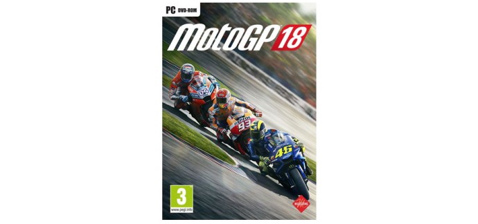 Base.com: Jeu PC - Moto GP 18 à 13,81€