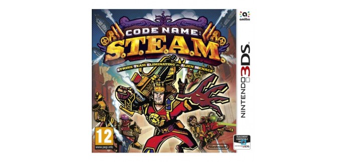 Cdiscount: Jeu Nintendo 3DS Code Name : S.T.E.A.M. en solde à 2,99€