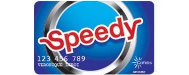 Speedy: Une carte de lavage Total Wash de 10€ offerte en adhérant à la carte Speedy