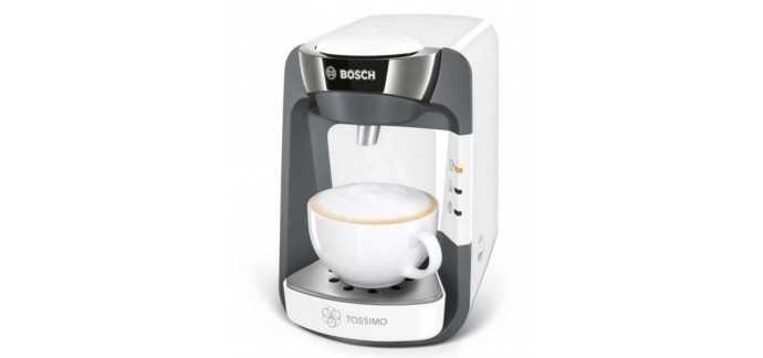 Cdiscount: Machine à café BOSCH TASSIMO Suny TAS3204 blanc à 29,99€