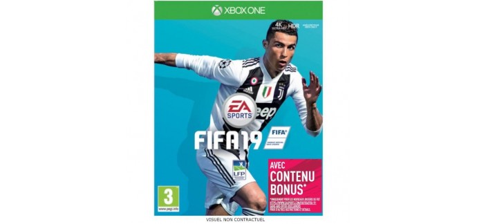 Cdiscount: Jeu FIFA 19 sur XBOX One en solde à 39,99€ au lieu de 69,99€