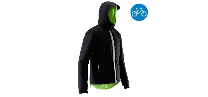 Decathlon: Veste pluie/chaude vélo pour homme 900 Btwin à 29€ au lieu de 50€
