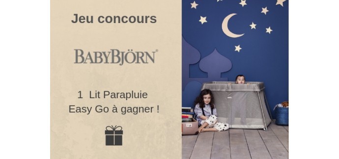 Enjoy Family: 1 Lit Parapluie Easy Go BABYBJÖRN à gagner
