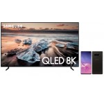 Son-Vidéo: 1 TV Samsung QLED 8K achetée = le nouveau smartphone Samsung Galaxy S10+ offert