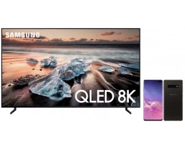 Son-Vidéo: 1 TV Samsung QLED 8K achetée = le nouveau smartphone Samsung Galaxy S10+ offert
