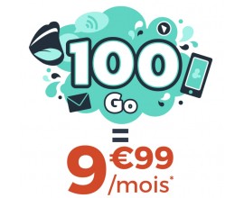 Cdiscount Mobile: Forfait mobile Appels, SMS et MMS illimités + 100 Go d'Internet pour 9,99€/mois pendant 1 an