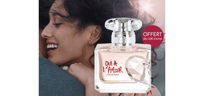 Yves Rocher: L'eau de parfum Oui à l'Amour (30ML) offerte dès 35€ d'achat