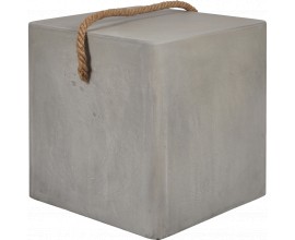 Alinéa: Table d'appoint en grès gris 40x40cm à 84€