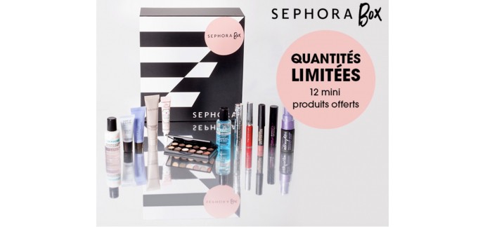 Sephora: 12 mini produits make-up offerts dès 80€ d'achats