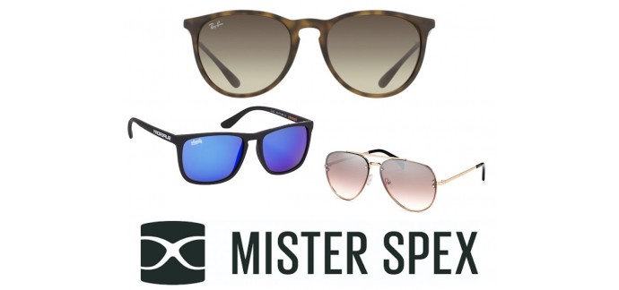 Mister Spex: 20% de remise sur toutes les lunettes de soleil