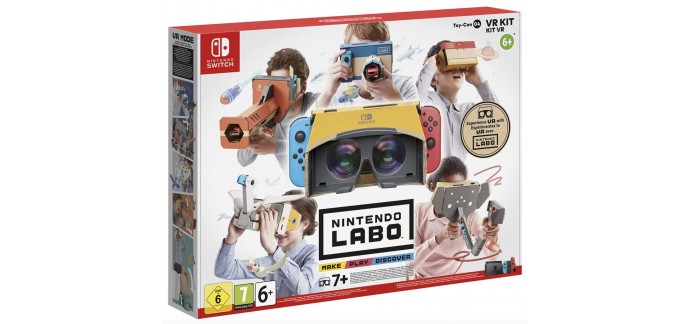 Auchan: Kit VR Nintendo Labo - Toy-Con 04 à 59,99€
