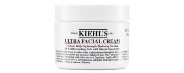 Kiehl's: 1 semaine de soin n°1 Ultra Facial Cream offert pour tout achat