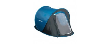 Cdiscount: Tente de camping Pop-up DUNLOP Rapide bleu pour 1/2 personnes à 19,99€ au lieu de 59€