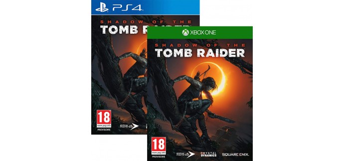 Auchan: Jeu Shadow Of The Tomb Raider sur PS4 ou Xbox One à 19,99€ au lieu de 49,99€