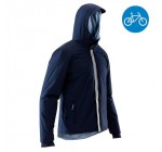 Decathlon: Veste homme pluie chaude B'Twin Vélo 900 en bleu marine à 29€ au lieu de 50€