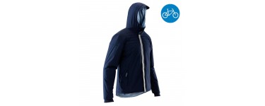 Decathlon: Veste homme pluie chaude B'Twin Vélo 900 en bleu marine à 29€ au lieu de 50€