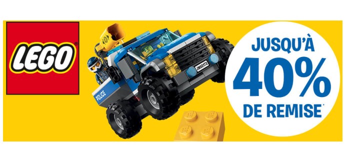 Carrefour: Opération légo : jusqu'à 40% de remise sur la collection lego